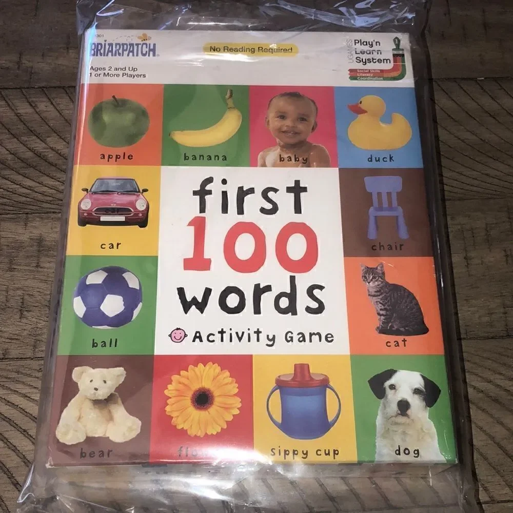 First 💯 Words Activity Game by BriarPatch No Reading Required Fun🤩 4 Wee Ones!